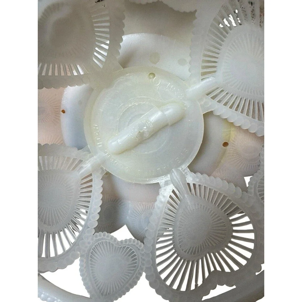 1970’s Vintage Bride And Groom Wedding Cake Topper 7” Satin Lace Flowers